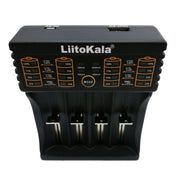 LiitoKala lii-402 4 In 1 Lithium Battery Charger for Li-ion IMR 18650, 18490, 18350, 17670, 17500, 16340(RCR123), 14500, 10440 Eurekaonline