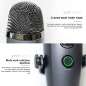 Logitech Blue Yeti Nano Condenser Digital USB Live Broadcast Microphone (Grey) Eurekaonline