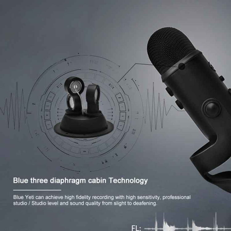 Logitech Blue Yeti USB Condenser Microphone(Black) Eurekaonline