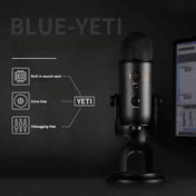 Logitech Blue Yeti USB Condenser Microphone(Blue) Eurekaonline
