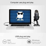 Logitech Blue Yeti X Condenser USB Recording Live Broadcast Microphone (Black) Eurekaonline