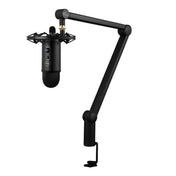 Logitech Blue Yeticaster USB Microphone + Shockproof Mount + Clip-on Cantilever Bracket Live Broadcast Set (Black) Eurekaonline