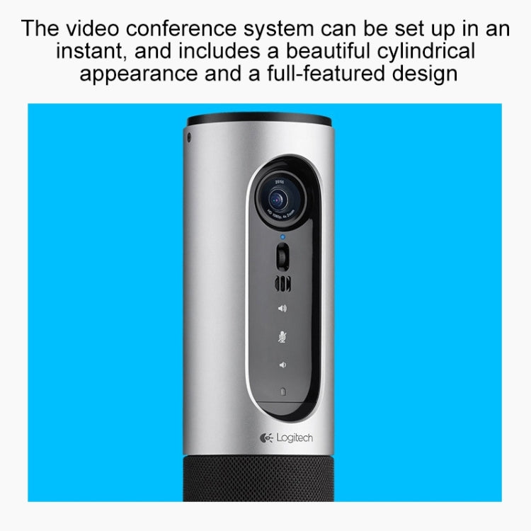 Logitech CC2000E Small Groups HD 1080P Video Conference Webcam Camera with Microphone, EU Plug Eurekaonline