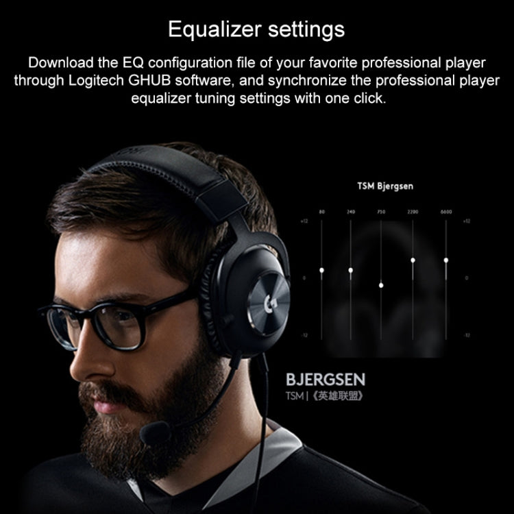 Logitech G PRO X USB Wired 7.1 Surround Gaming Headset Microphone Eurekaonline