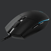 Logitech G Pro 16000DPI RGB Illumination Macro Programming Wired Optical Gaming Mouse, Length: 1.8m (Black) Eurekaonline
