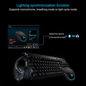 Logitech G102 6-keys RGB Glowing 6000DPI Five-speed Adjustable Wired Optical Gaming Mouse, Length: 2m (White) Eurekaonline