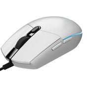 Logitech G102 6-keys RGB Glowing 6000DPI Five-speed Adjustable Wired Optical Gaming Mouse, Length: 2m (White) Eurekaonline