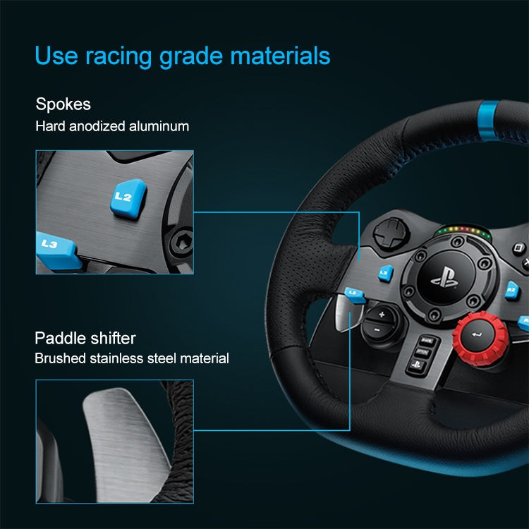 Logitech G29 Game Racing Steering Wheel Pedal Shift Lever for PS3 / PS4 / PS5 Eurekaonline
