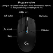 Logitech G304 LIGHTSPEED 12000 DPI 6 Programmable Buttons HERO Sensor Wireless Gaming Mouse (Black) Eurekaonline