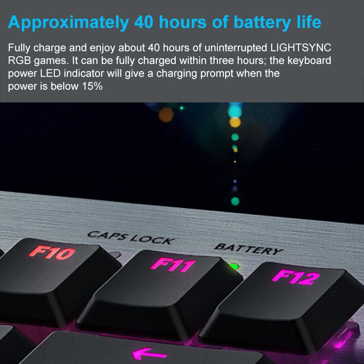 Logitech G913 TKL Wireless RGB Mechanical Gaming Keyboard (GL-Clicky) Eurekaonline