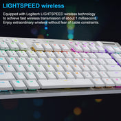 Logitech G913 TKL Wireless RGB Mechanical Gaming Keyboard (GL-Tactile)(White) Eurekaonline