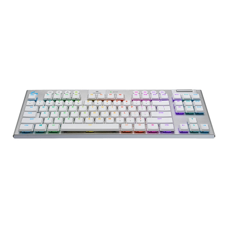 Logitech G913 TKL Wireless RGB Mechanical Gaming Keyboard (GL-Tactile)(White) Eurekaonline