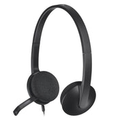 Logitech H340 Computer Office Education Training USB Interface Microphone Wired Headset Eurekaonline