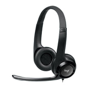 Logitech H390 USB Wired Headset Stereo Headphones with Noise-Cancelling Microphone Eurekaonline