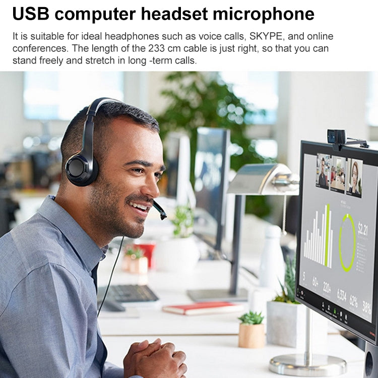 Logitech H390 USB Wired Headset Stereo Headphones with Noise-Cancelling Microphone Eurekaonline