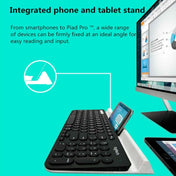 Logitech K780 Multi-device Bluetooth + Unifying Dual Mode Wireless Keyboard with Stand (Black) Eurekaonline