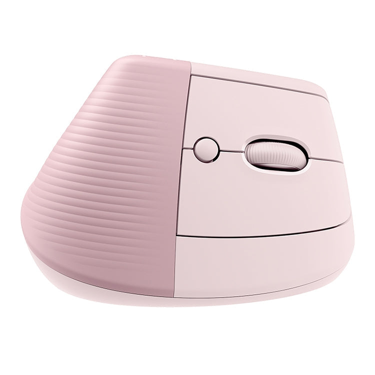 Logitech Lift Vertical 1000DPI 2.4GHz Ergonomic Wireless Bluetooth Dual Mode Mouse (Pink) Eurekaonline