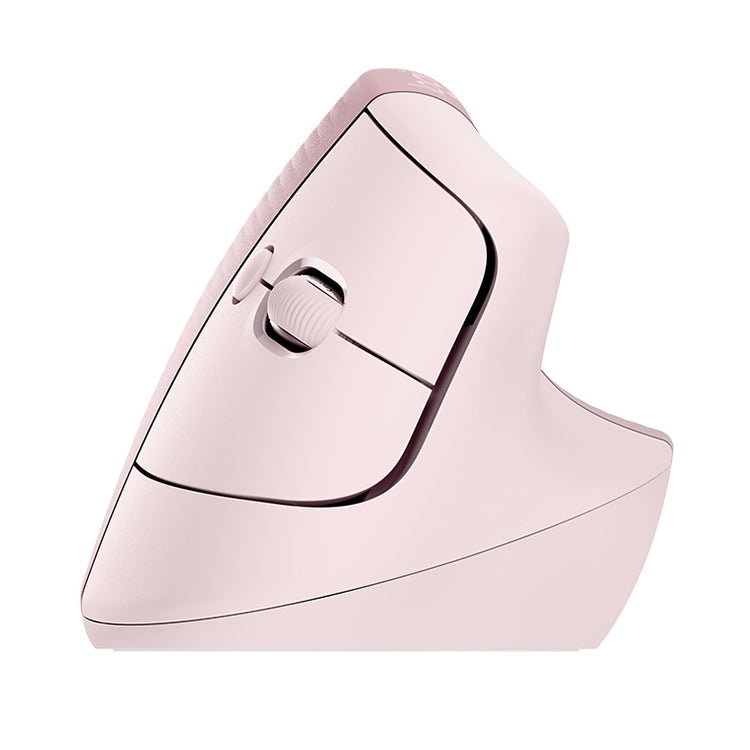 Logitech Lift Vertical 1000DPI 2.4GHz Ergonomic Wireless Bluetooth Dual Mode Mouse (Pink) Eurekaonline