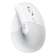 Logitech Lift Vertical 1000DPI 2.4GHz Ergonomic Wireless Bluetooth Dual Mode Mouse (White) Eurekaonline