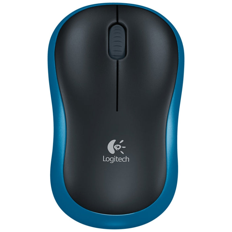Logitech M185 2.4GHz 3-keys 1000DPI Wireless Optical Mouse, Wireless Range: 10m (Blue) Eurekaonline