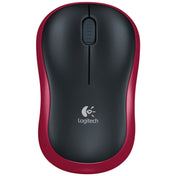 Logitech M185 2.4GHz 3-keys 1000DPI Wireless Optical Mouse, Wireless Range: 10m (Red) Eurekaonline