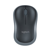 Logitech M186 Wireless Mouse Office Power Saving USB Laptop Desktop Computer Universal(Black Grey) Eurekaonline