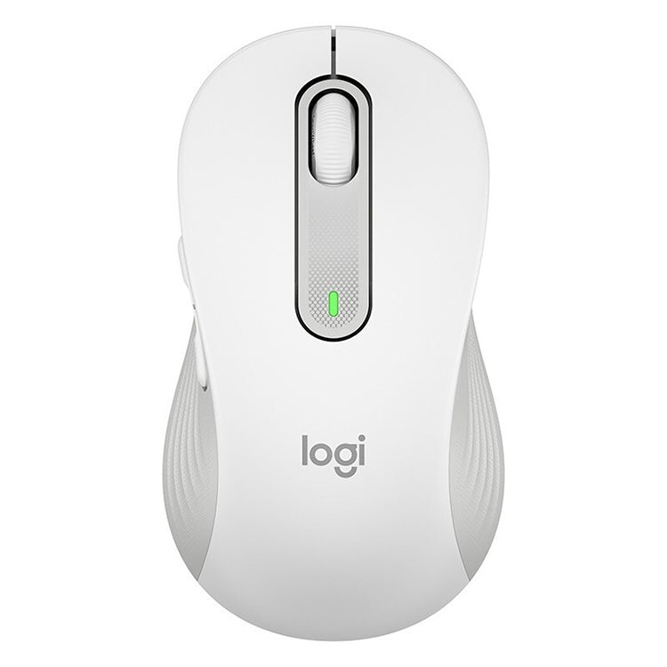 Logitech M650L 2000DPI 2.4GHz Wireless Bluetooth Dual Mode Mouse (White) Eurekaonline
