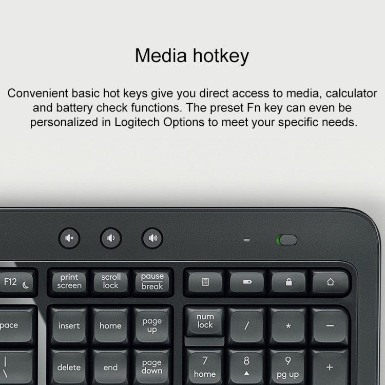 Logitech MK540 Wireless Keyboard and Mouse Set (Black) Eurekaonline