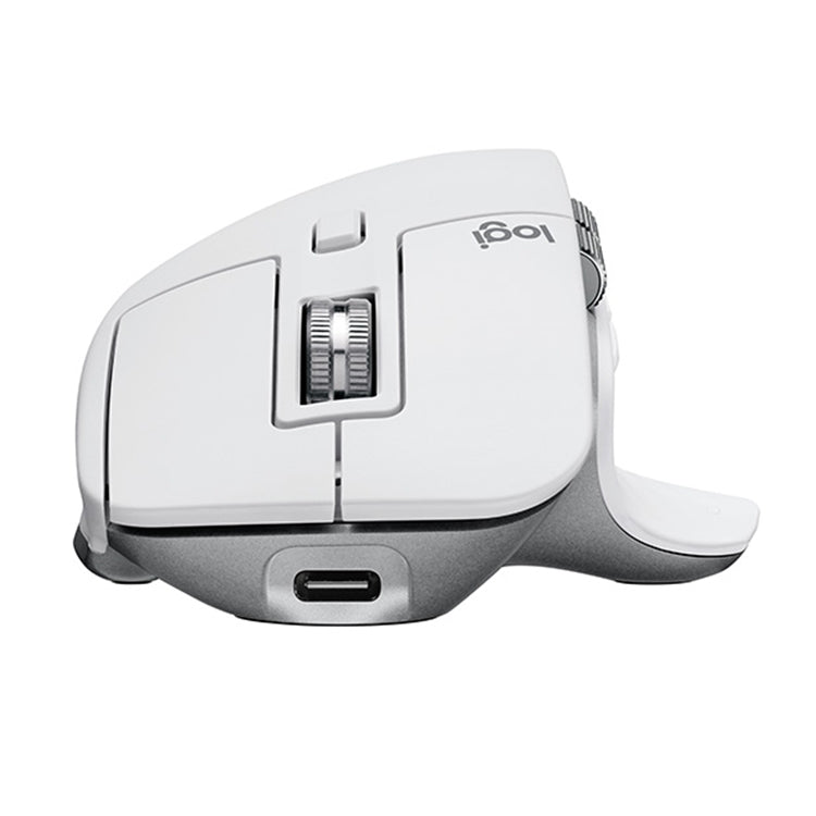 Logitech MX Master 3s 8000DPI 2.4GHz Ergonomic Wireless Bluetooth Dual Mode Mouse (White) Eurekaonline