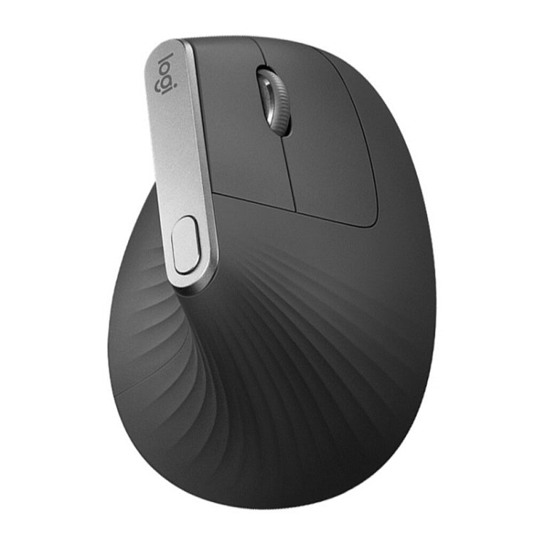  Type-C + Unifying + Bluetooth Three-mode Ergonomic Wireless Vertical Optical Mouse (Black) Eurekaonline