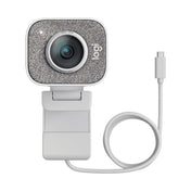 Logitech StreamCam Full HD 1080P / 60fps Auto Focus USB-C / Type-C Port Live Broadcast Gaming Webcam, Built-in Microphone (White) Eurekaonline
