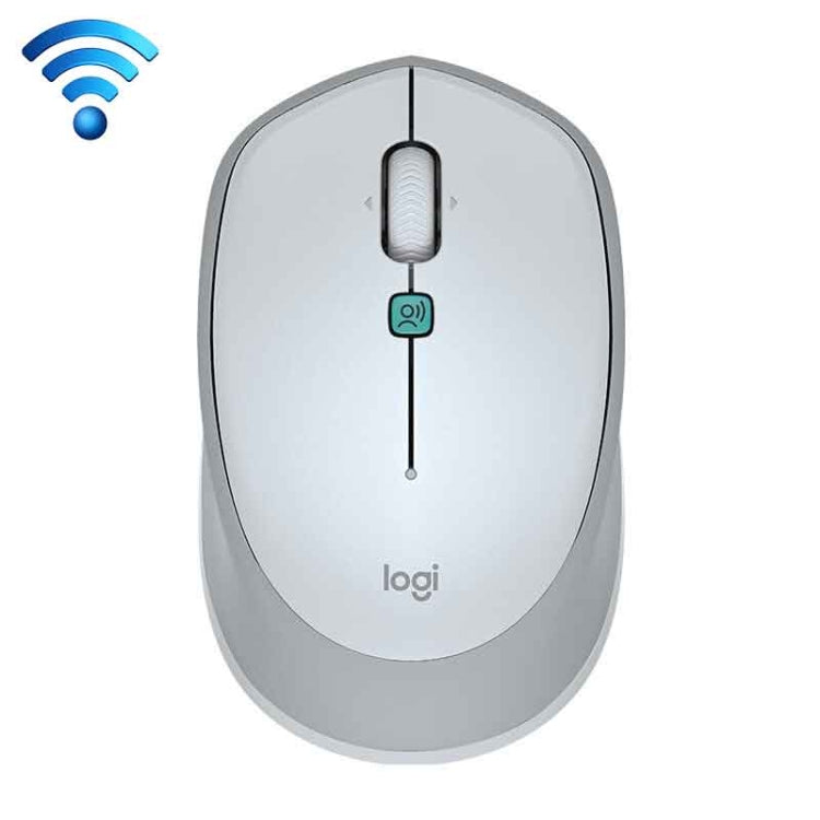 Logitech Voice M380 4 Buttons Smart Voice Input Wireless Mouse (Silver Grey) Eurekaonline