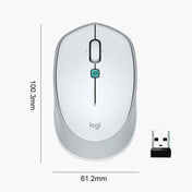 Logitech Voice M380 4 Buttons Smart Voice Input Wireless Mouse (Silver Grey) Eurekaonline