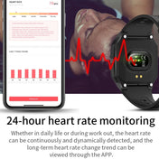 Lokmat FT10 1.3 inch IPS Touch Screen Waterproof Smart Watch, Support Music Play / Heart Rate / Blood Pressure Monitor(Black) Eurekaonline