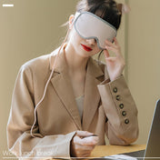 M02 Office Home Portable USB Type Remote Control Steam Sleep Massage Eye Mask(Pink) Eurekaonline