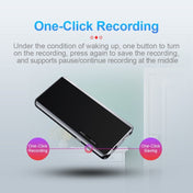 M13 High-Definition Noise Reduction Recorder Music MP4 Player, Support Recording / E-Book / TF Card With Bluetooth (Black), Capacity: 32GB Eurekaonline