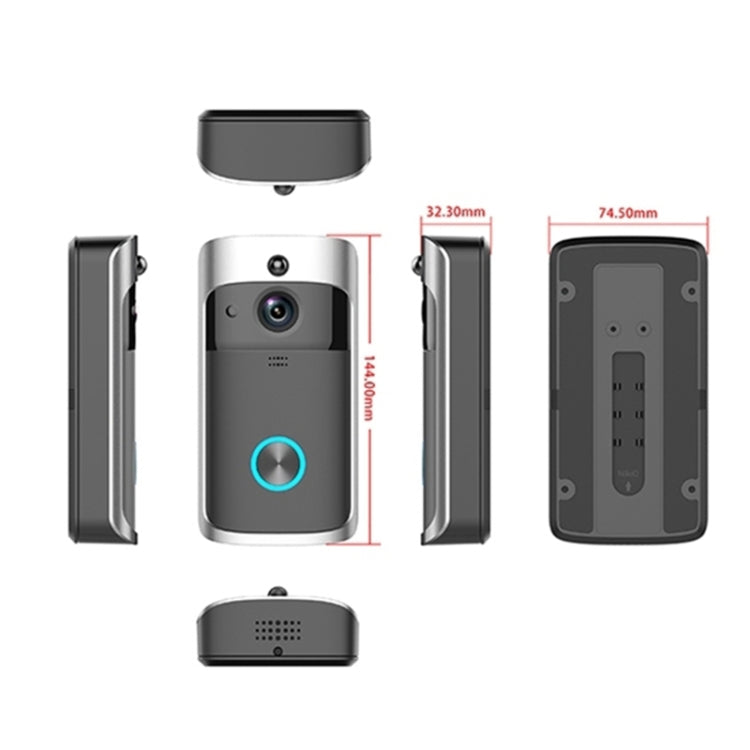 M3 720P Smart WIFI Ultra Low Power Video Visual Doorbell With Ding Dong Version(UK Plug) Eurekaonline