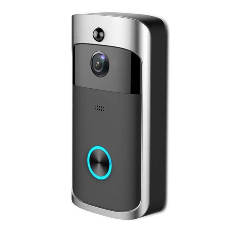 M3 720P Smart WIFI Ultra Low Power Video Visual Doorbell With Ding Dong Version, US Plug(Black) Eurekaonline