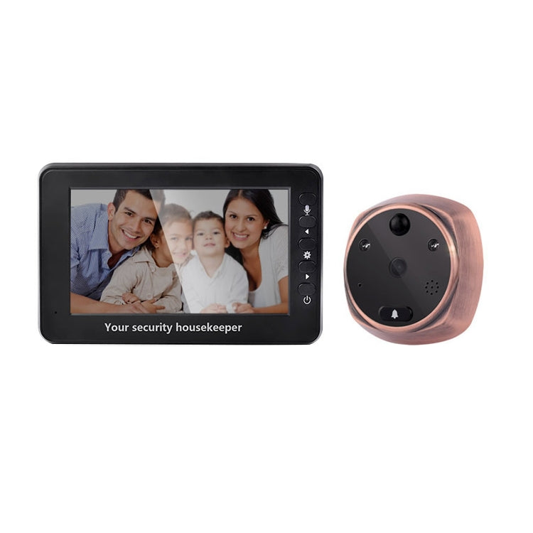 M4300A 4.3 inch Display Screen 3.0MP Camera Video Smart Doorbell, Support TF Card (32GB Max) & Motion Detection & Infrared Night Vision Eurekaonline