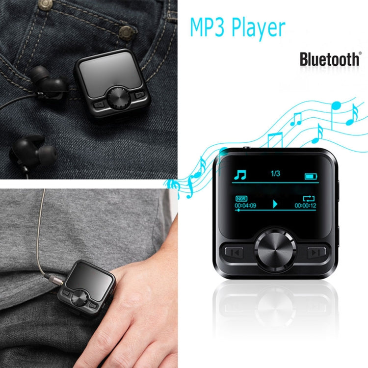 M9 AI Intelligent High-definition Noise Reduction Voice Control Recorder Ebook Bluetooth MP3 Player, Capacity:4GB(Black) Eurekaonline
