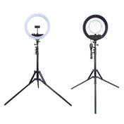 MANTOO RL-18 II 100-240V 55W 18 inch Two-color Dimmable Ring Fill Light with Tripod Eurekaonline