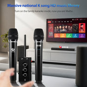 original lenovo tw01c tv k song dual wireless microphone with sound card set
