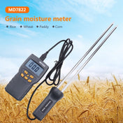 MD7822 Smart Grain Moisture Tester Ultra-Long Probe Digital Moisture Meter Eurekaonline