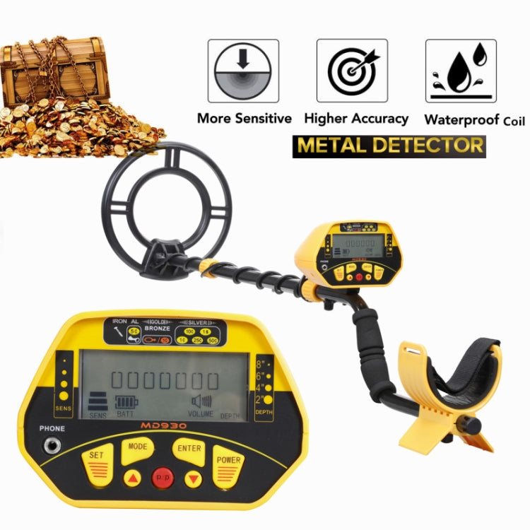 MD930 High Sensitivity and Accurate Positioning Underground Metal Detector with Backlight Eurekaonline
