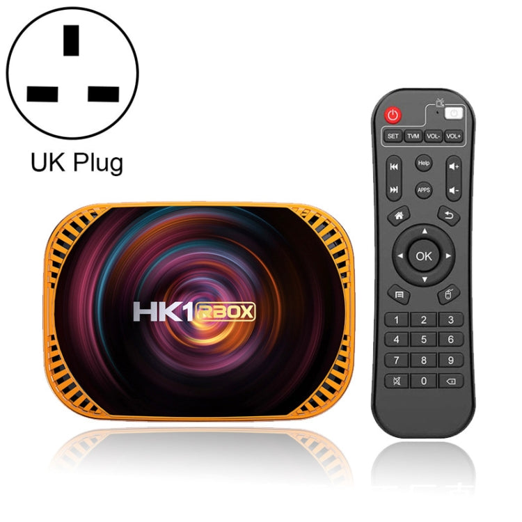 MECOOL HK1RBOX X4 4K TV Box, Android 11 Amlogic S905X4 CPU with RC 4GB+128GB(UK Plug) Eurekaonline