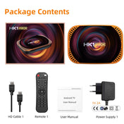 MECOOL HK1RBOX X4 4K TV Box, Android 11 Amlogic S905X4 CPU with RC 4GB+128GB(UK Plug) Eurekaonline