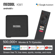 MECOOL KM1 4K Ultra HD Smart Android 9.0 Amlogic S905X3 TV Box with Remote Controller, 4GB+64GB, Support Dual Band WiFi 2T2R/HDMI/TF Card/LAN, US Plug Eurekaonline