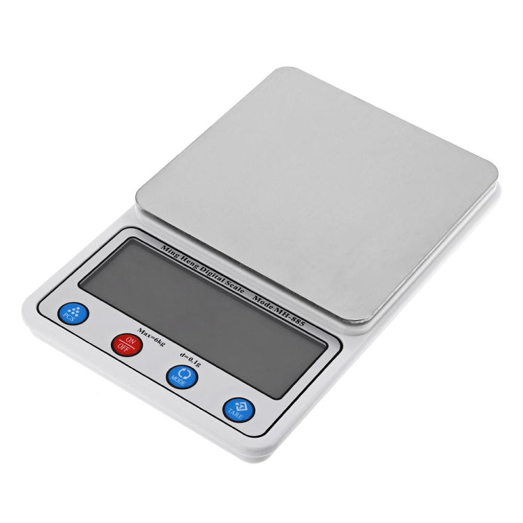 MH-885 6Kg x 0.1g High Accuracy Digital Electronic Portable Kitchen Scale Balance Device with 4.5 inch LCD Screen Eurekaonline