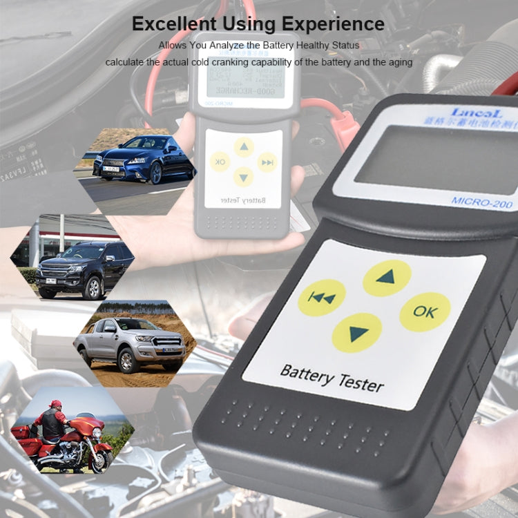 MICRO-200 Car Battery Tester Battery Internal Resistance Life Analyzer Eurekaonline