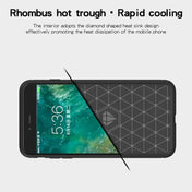 MOFI Brushed Texture Carbon Fiber Shockproof TPU Case for Sony Xperia XA1 Plus(Black) Eurekaonline